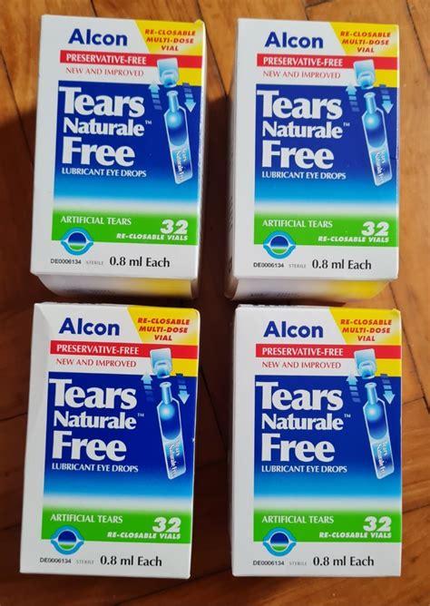 Alcon Tears Naturale Free Lubricant Eye Drops Beauty Personal Care