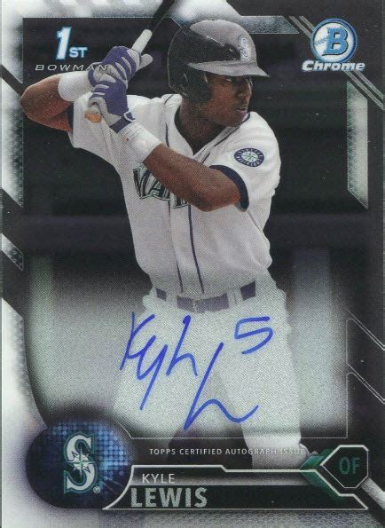 Hottest Kyle Lewis Rookie Cards On Ebay