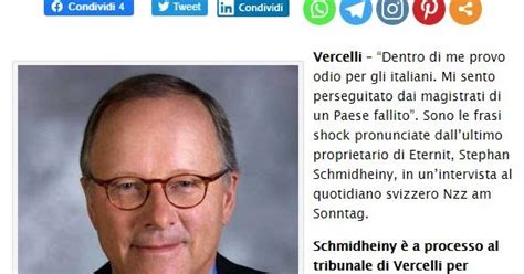 Proletari Comunisti Pc 24 Gennaio Eternit Schmidheiny La Violenza