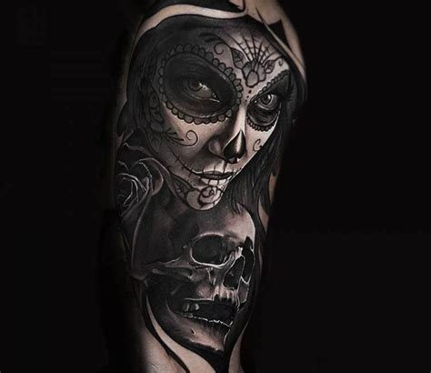 Muerte With Skull Tattoo By Klebyz Soares Post 19105