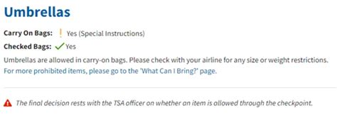 Descubre Si La Tsa Permitir Llevar Un Paraguas En Tu Pr Ximo Vuelo En