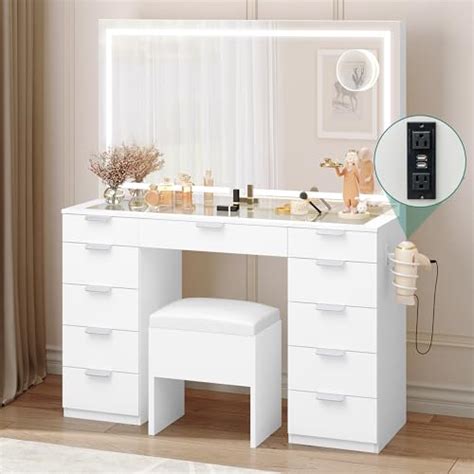 I Tested The Tresanti Alexandra Vanity Table With Led Lighted Mirror