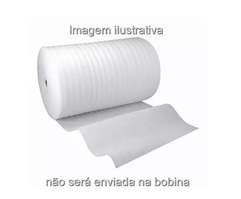 Manta Polietileno Expandido 1mm Embalagem Espuma 35 Mts Frete grátis