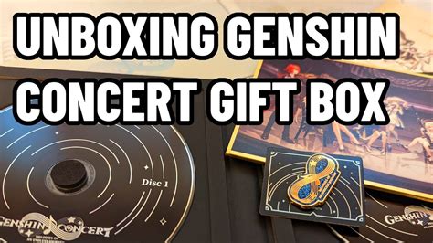 Unboxing Genshin Concert 2021 T Box Melodies Of An Endless Journey