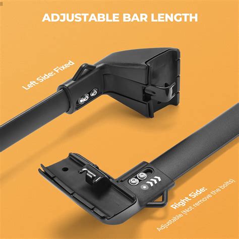 Snapklik Bougerv Heavy Duty Lbs Roof Rack Cross Bars Compatible