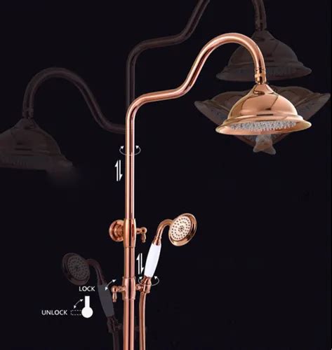 Rose Gold Shower System Panel With Tap Shower And Hand Shower Hot And Cold At Rs Piece