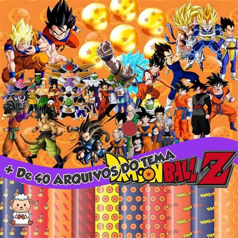 Kit Digital Dragon Ball Z Png Festas Infantil