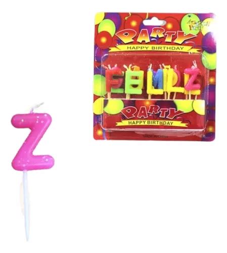 Vela Para Pastel Frase Feliz Cumplea Os Fiesta Colores En Venta En