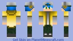 Blue Haired Boy Minecraft Skin