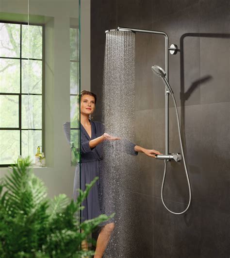 Hansgrohe Raindance Select S Showerpipe Jet Powderrain With