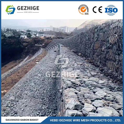 Gezhige X Mm Hexagonal Gabion Box Netting Mm Selvedge Wire