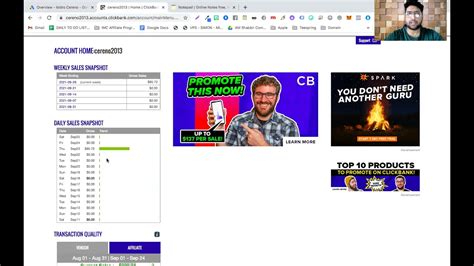 Student S First Clickbank Sale Worth On The Rd Day Youtube