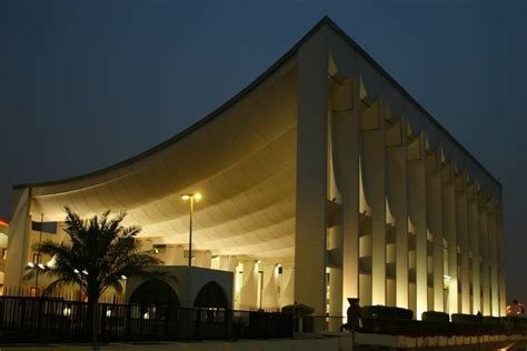 The National Assembly Of The State Of Kuwait The Parliament Designed By Jørn Utzon