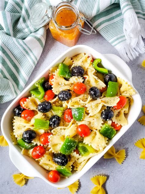 Italian Bow Tie Pasta Salad Vegan Veggie Fun Kitchen