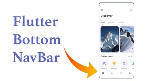 Custom Bottom Navigation Bar Flutter