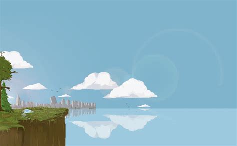 Pixel Art Landscape Background