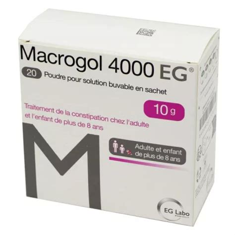 macrogol    sachet  laxatif doux pour constipation