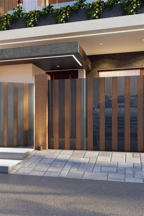 Iron Grill Design For Sliding Doors Stylish Main Gate Shade Design