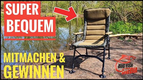 Unboxing Gewinnen Karpfenstuhl MK Kingsize Recliner Pro Carp Chair