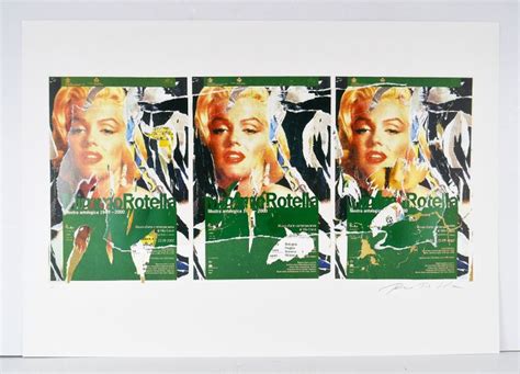 Mimmo Rotella Omaggio A Marilyn A Tribute To Marilyn Catawiki