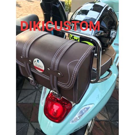 Jual Tas Backrack Vespa Universal Primavera Sprint Gts Lx Lxv S Motor