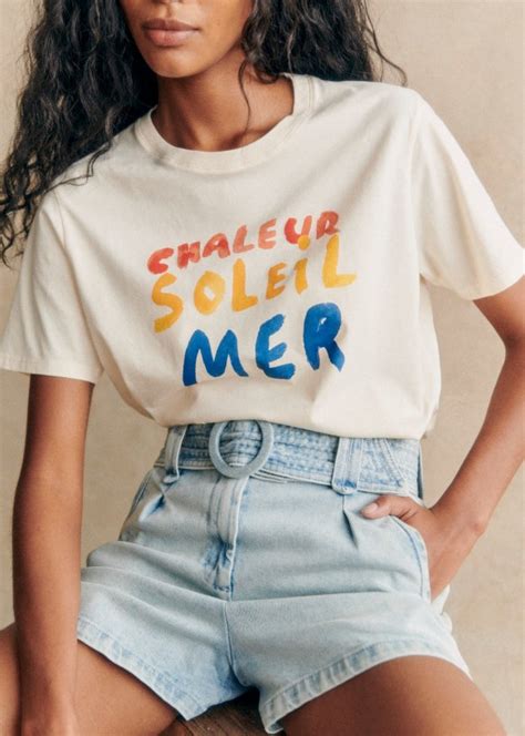 Chaleur Soleil Mer T Shirt S Zane X G Kero Cream Multicolour