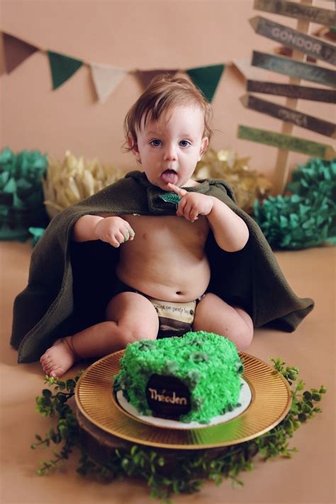 Lord Of The Rings Cake Smash Hobbit Party Hobbit Cake St Boy Birthday