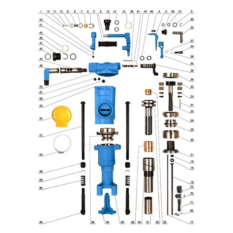 Epiroc Portable Mine Drilling Air Leg Dth Jack Hammers Hard Rock Drill