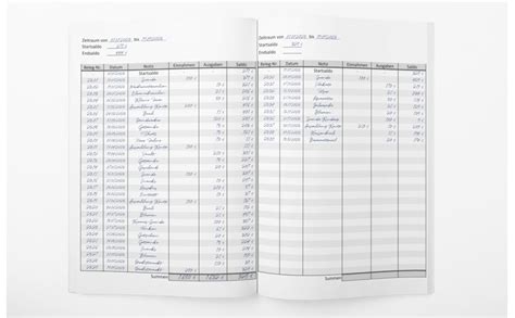 Das Kassenbuch F R Vereine Selbstst Ndige Kleinunternehmer Familien