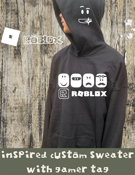 Roblox Inspired Customizable Sweater or Hoodie Pc Gaming - Etsy