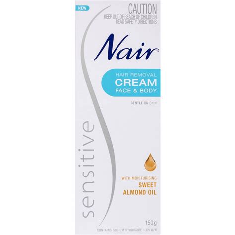 Nair Sensitive Hair Removal Cream 150g Woolworths