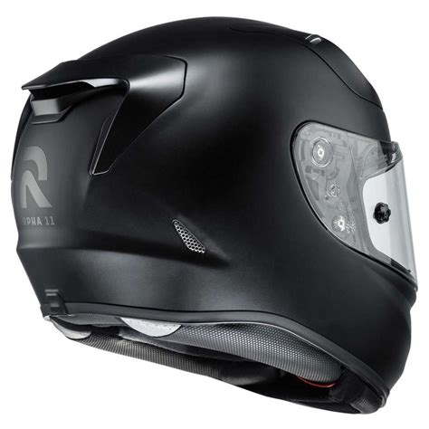 Hjc Rpha 11 Helmet Matt Black HJC 132070 SFB Full Face Helmets MotoStorm