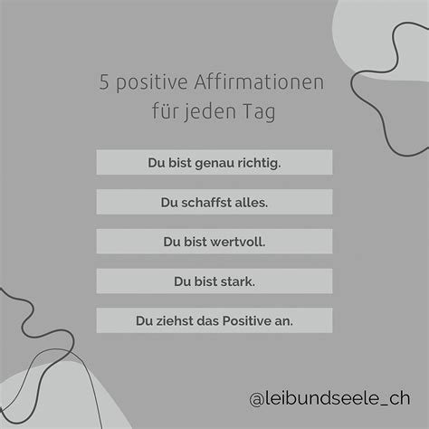 5 positive Affirmationen für jeden Tag