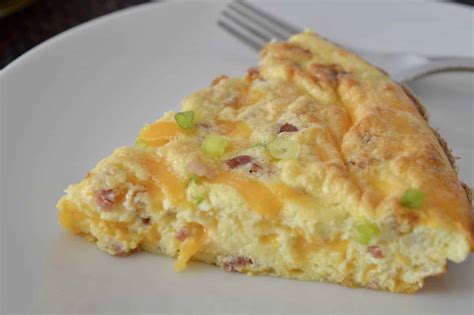 Bacon Cheddar Crustless Quiche This Delicious House