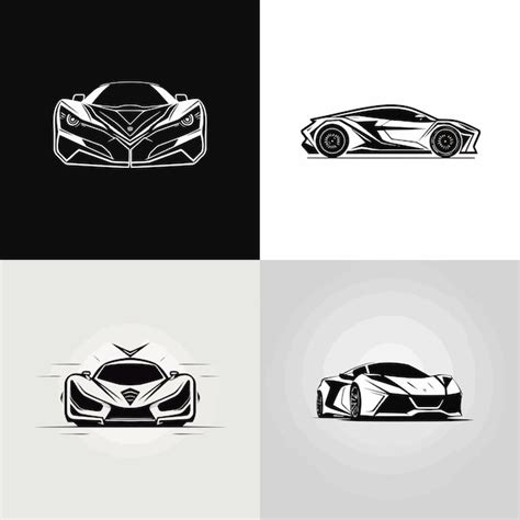 Sport Car Logo Design Vector Illustration Premium Ai Generated Vector