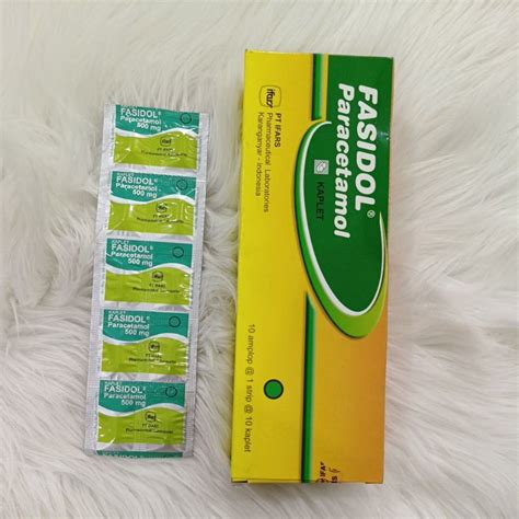 Jual Fasidol Paracetamol Mg Shopee Indonesia