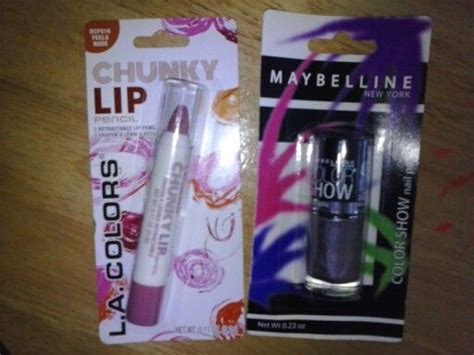 L A Colors Chunky Lip In Feels Nude And Maybelline Color Show
