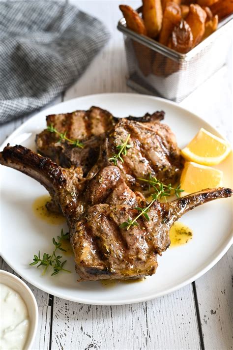 Greek Grilled Lamb Chops Paidakia Arnisia Stin Skara Recipe Lamb