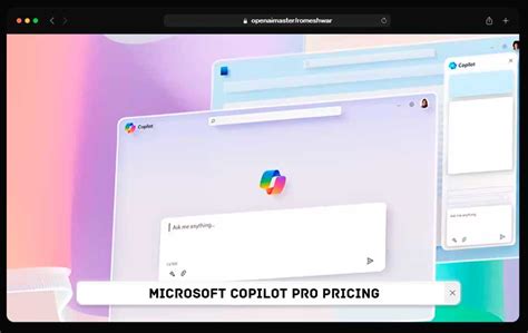 Microsoft Copilot Pro Pricing Open AI Master