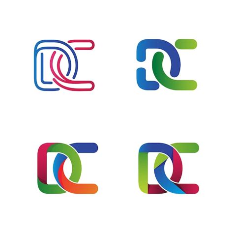 Premium Vector Linked Letter D And C Logo Collection