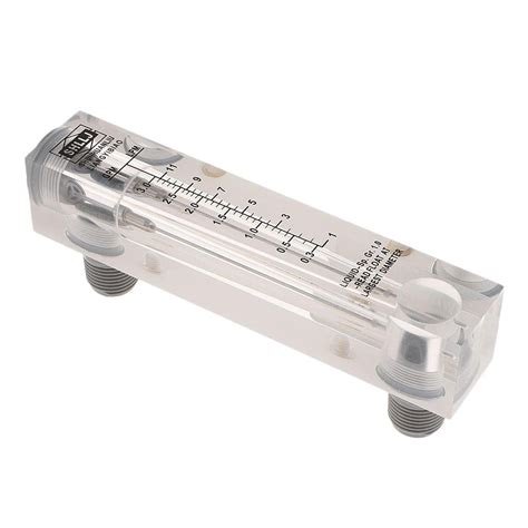 Jojomis Lzm Panel Mount Type Acrylic Flowmeter Water Liquid Flow