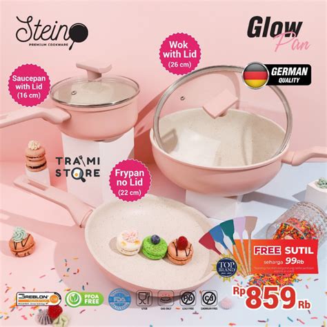 Jual Cuci Gudang Glow Pan Steincookware Stein Series Wok Frypan Sauce