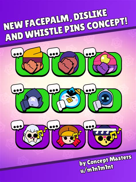 Some new pins concept! : Brawlstars