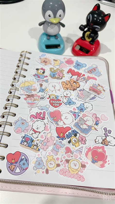 BTS Pack Sticker Pack Cartoon Cute For Bullet Journal | Etsy