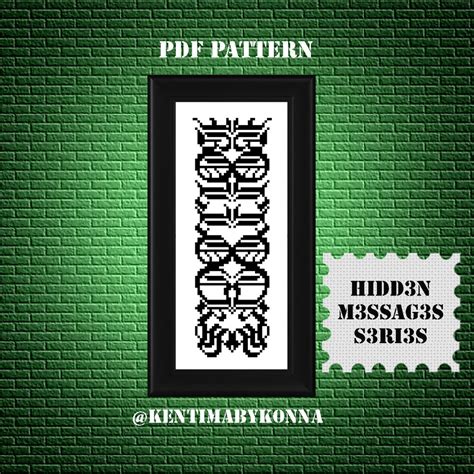 MATURE Cross Stitch Pattern PDF Hidden Messages Bllocks Subversive Funny Cross Stitch Chart