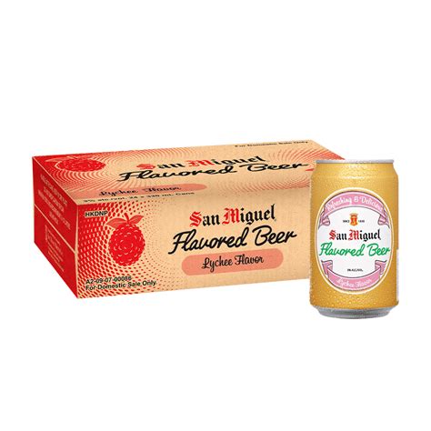 San Miguel Lychee Can Case Of 24 330ml Boozyph