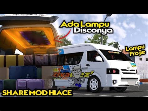 Share Mod Hiace Commuter V Mod Bussid Terbaru Youtube