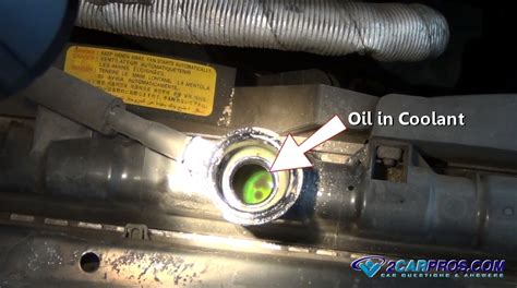 Ford F250 Oil In Coolant Reservoir