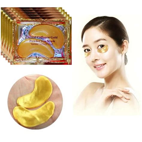 Aliexpress.com : Buy 5 Pairs=10PCS Beauty Cosmetics 24K Gold Crystal ...
