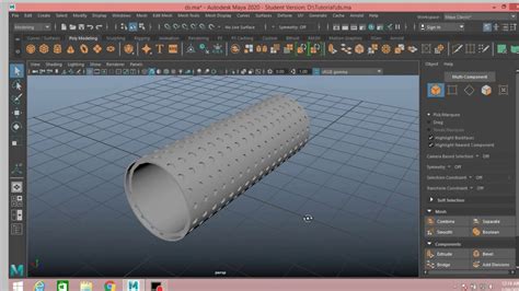 Autodesk Maya 2020 Tutorial Simple Hard Surface Modeling With Multiple